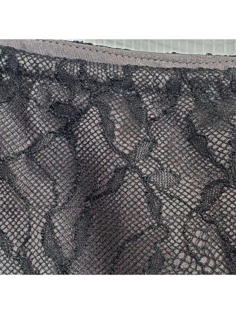 Alfani Plus 18W Skirt Drop Waist Black Lace Lined A Line Dressy Elegant Midi - Picture 12 of 12